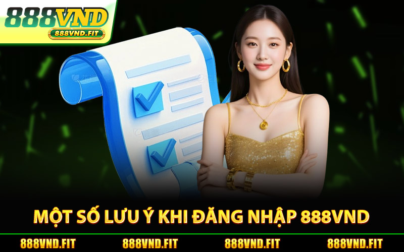 Một Số Lưu Ý Khi Đăng Nhập 888Vnd
